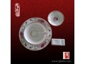 景德鎮定制高檔骨瓷餐具，會所專用高檔餐具套裝