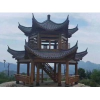 防腐木涼亭，古建涼亭，戶外休閑亭子，產品規格多樣，可來圖定制